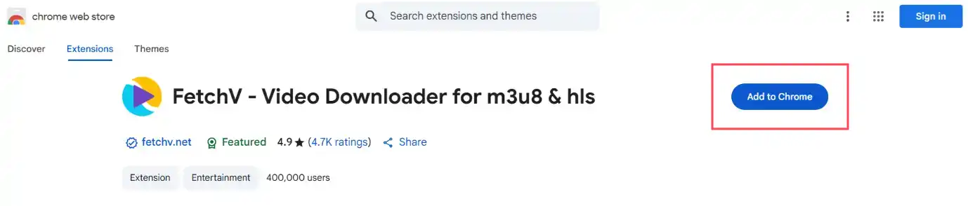 FetchV installation step 1 FetchV installation step 1