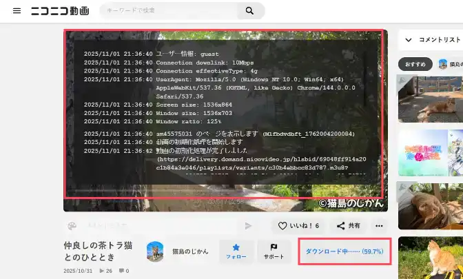 Nico Downloader Usage Step 3 Nico Downloader Usage Step 3
