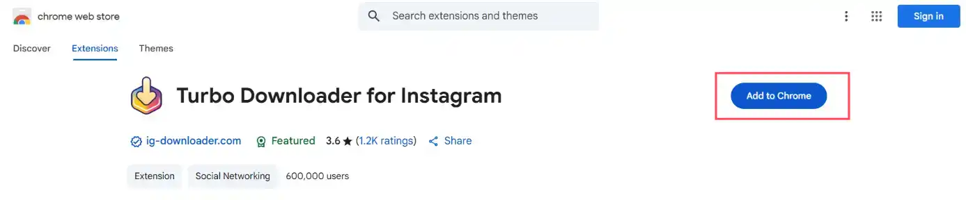 Turbo Downloader for Instagram Installation