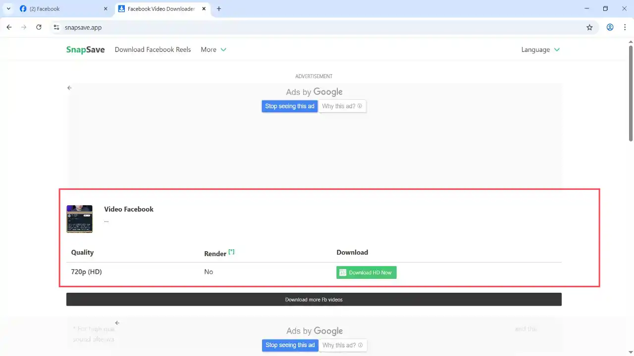 Snapsave User Interface